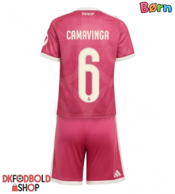 Real Madrid Eduardo Camavinga #6 Tredje trøje Børn 2026-27 Kort ærmer (+ korte bukser)